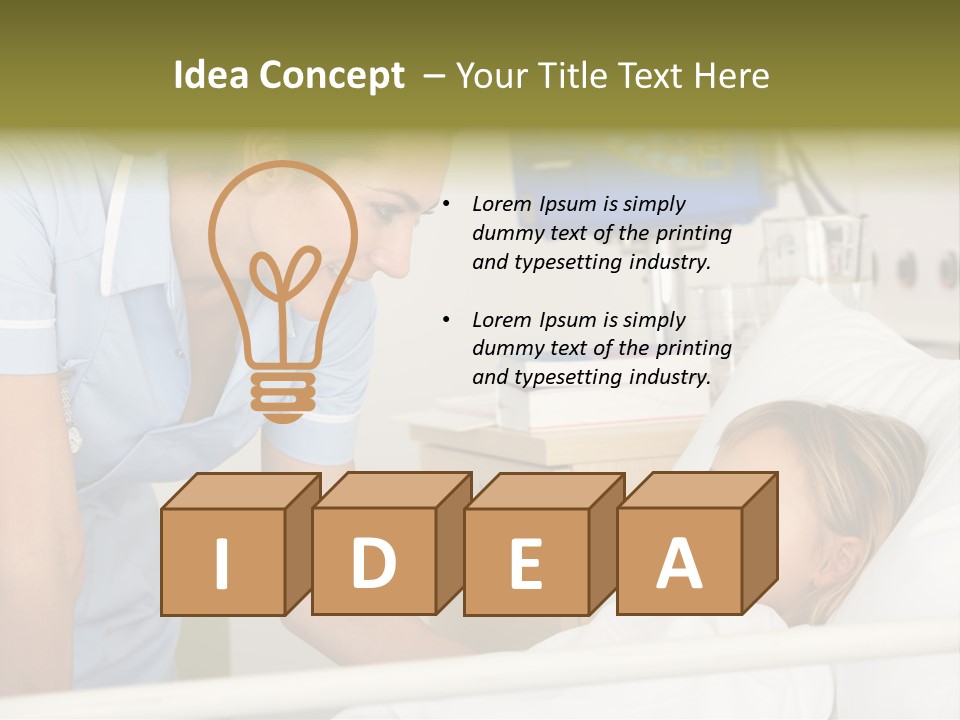 Sick Accident And Emergency Hospital PowerPoint Template