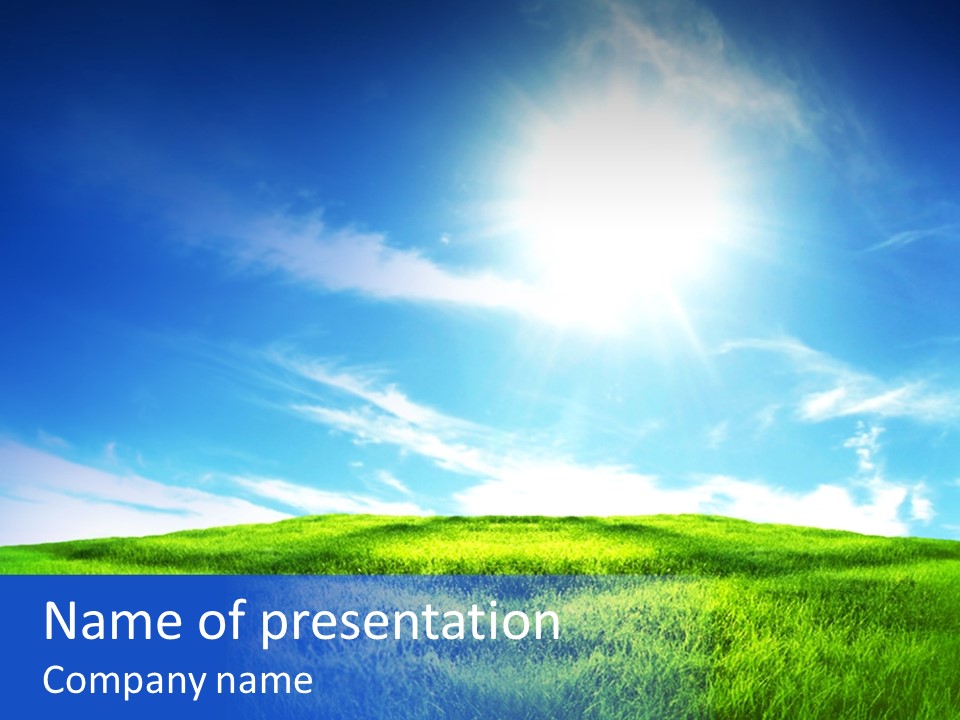 Farm Nature Natural PowerPoint Template