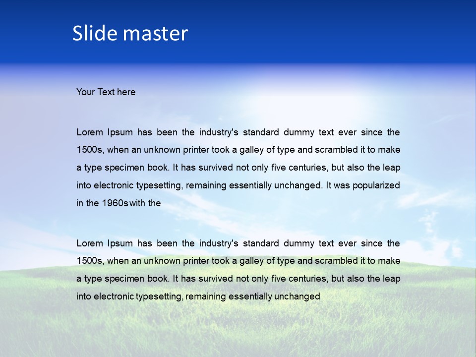 Farm Nature Natural PowerPoint Template