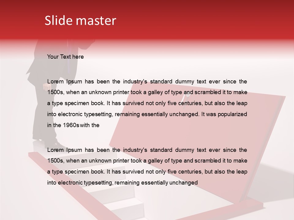 Solution Look White PowerPoint Template