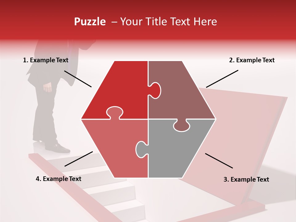 Solution Look White PowerPoint Template