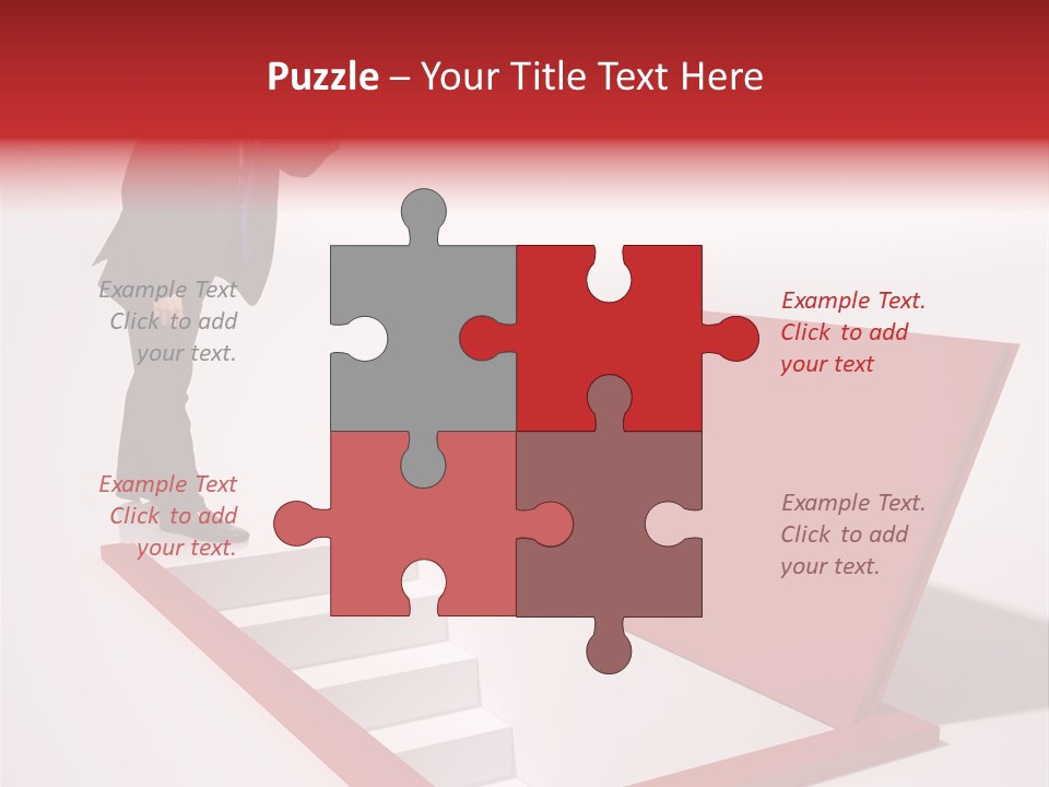 Solution Look White PowerPoint Template