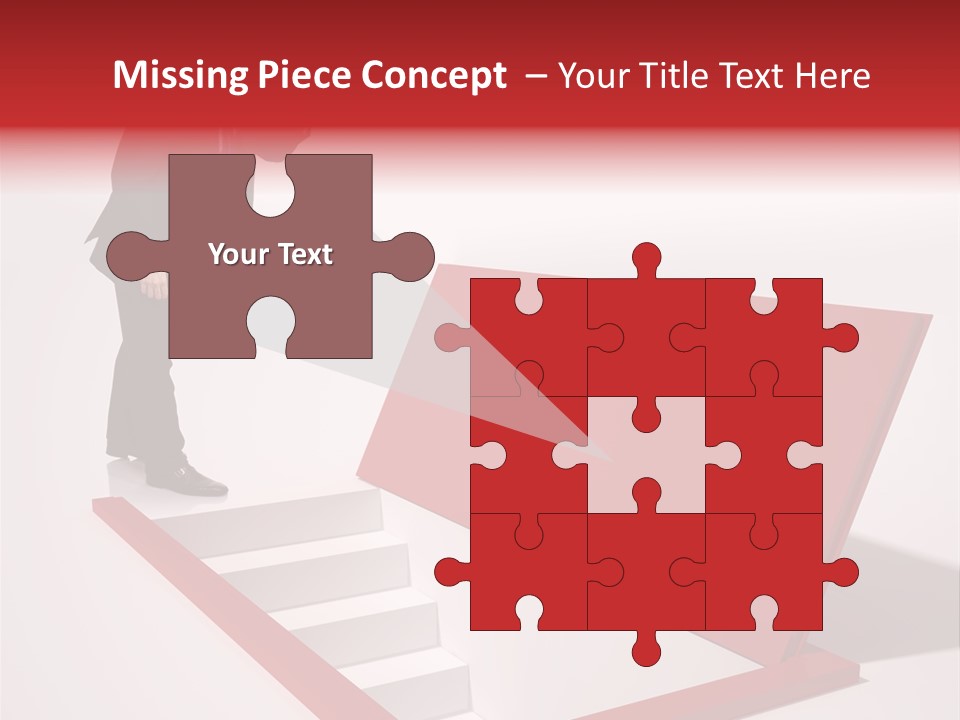 Solution Look White PowerPoint Template