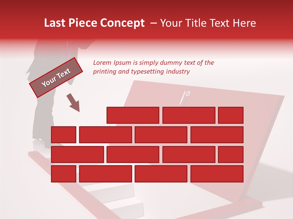 Solution Look White PowerPoint Template