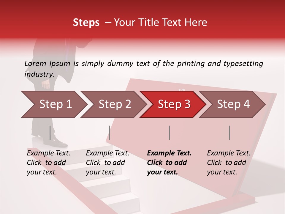 Solution Look White PowerPoint Template