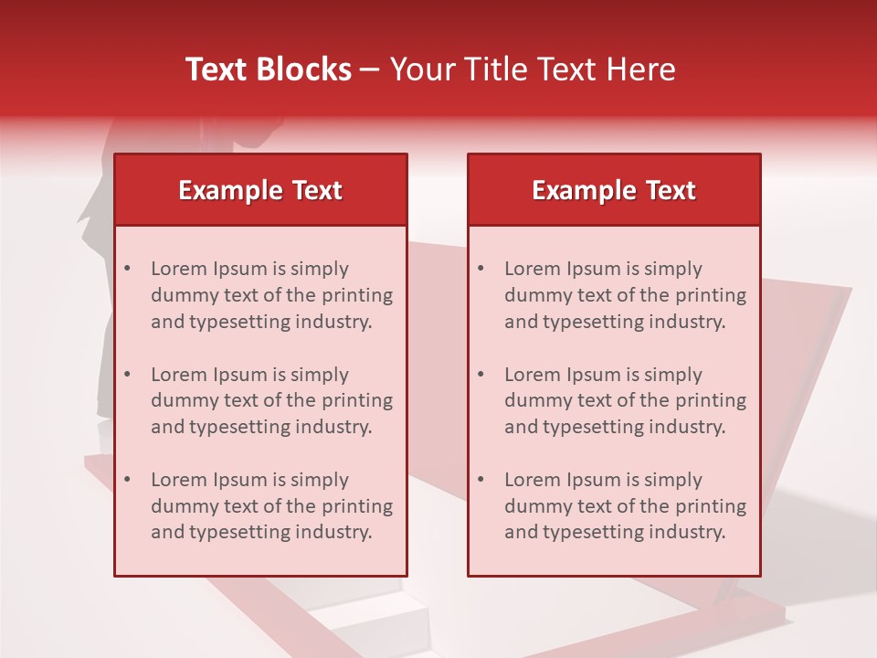 Solution Look White PowerPoint Template