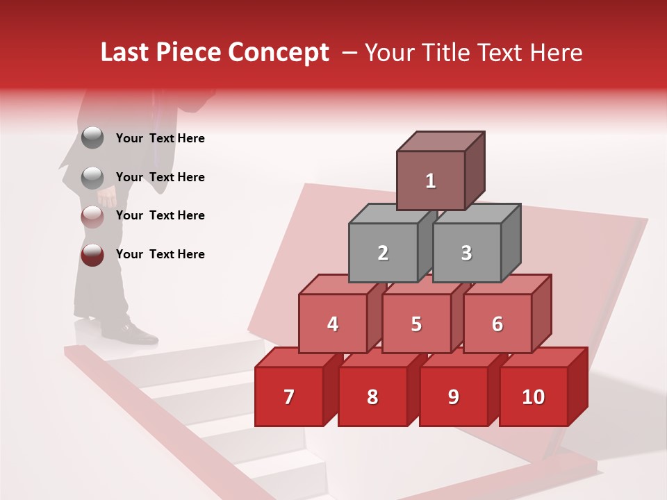 Solution Look White PowerPoint Template