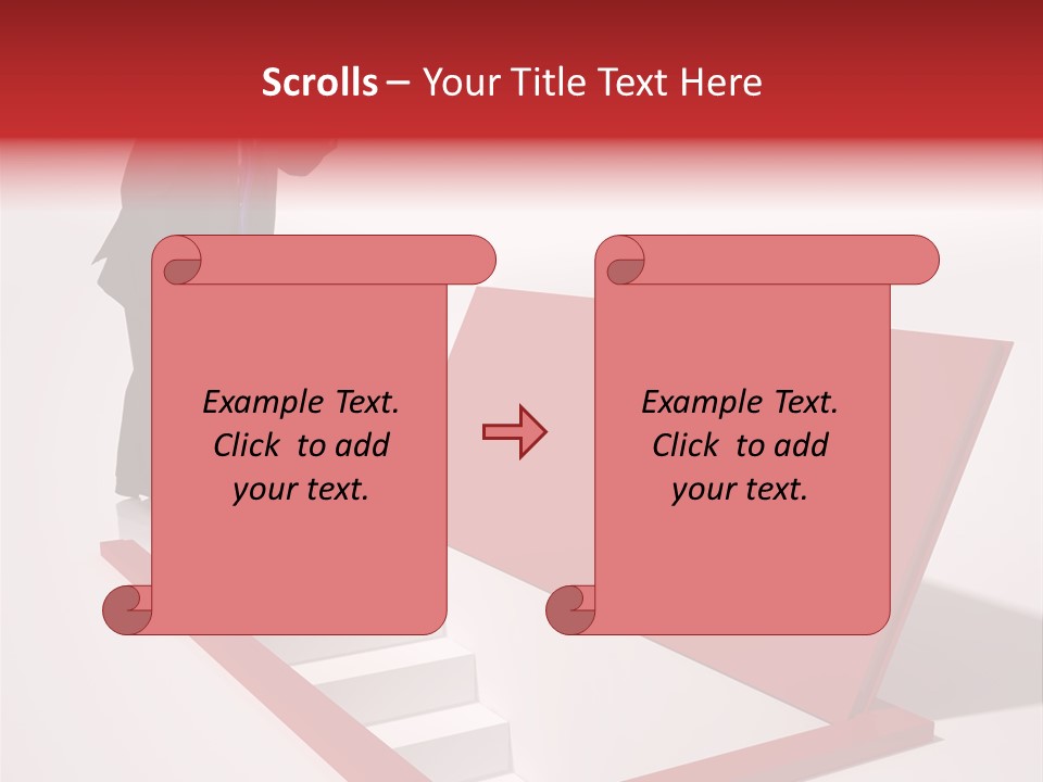 Solution Look White PowerPoint Template