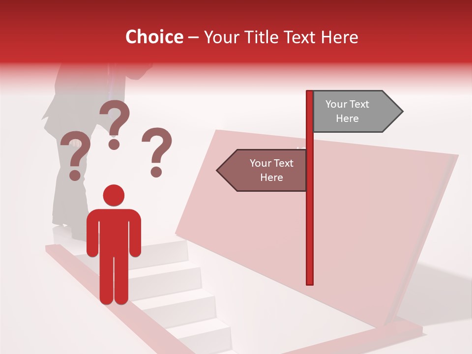 Solution Look White PowerPoint Template