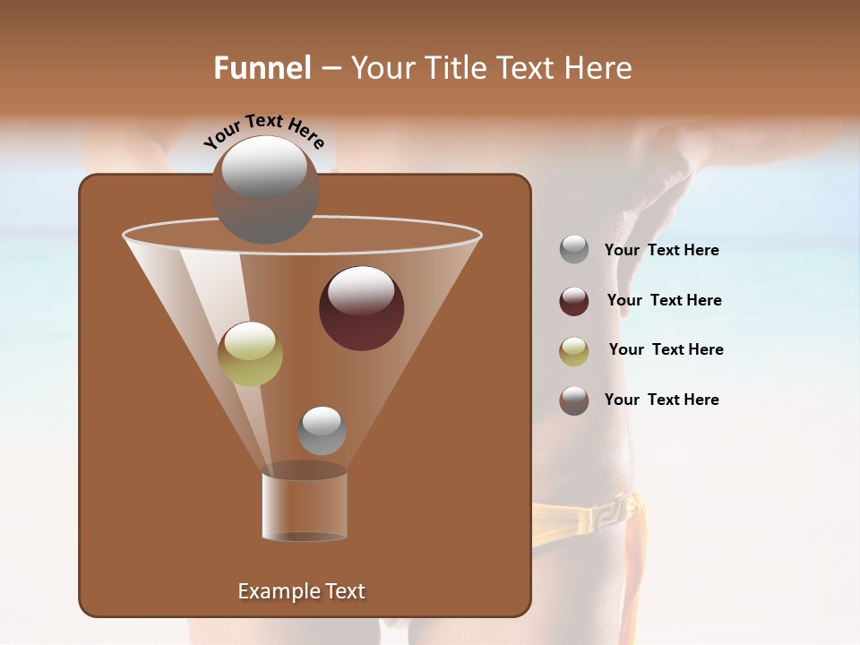 Sky Woman Single PowerPoint Template