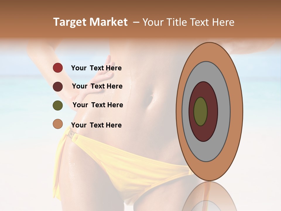 Sky Woman Single PowerPoint Template