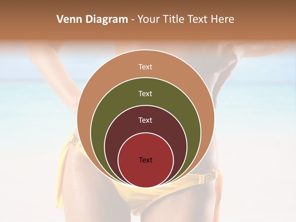 Sky Woman Single PowerPoint Template