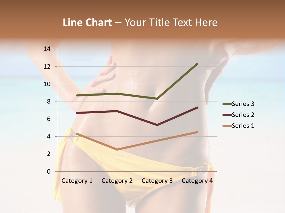 Sky Woman Single PowerPoint Template