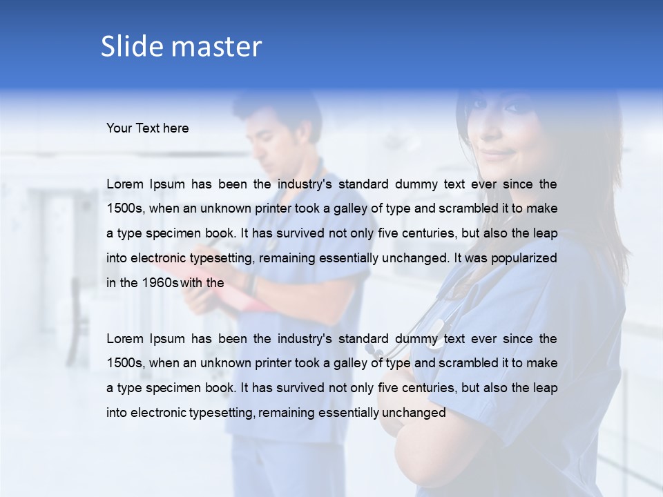 Beautiful Two Medic PowerPoint Template