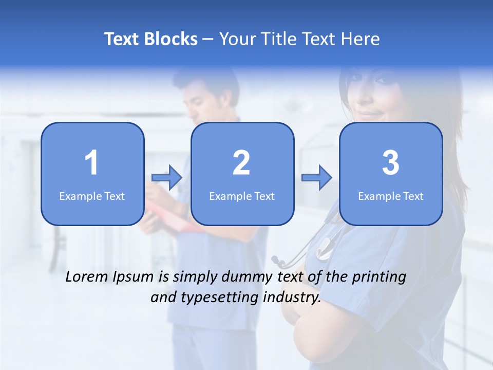 Beautiful Two Medic PowerPoint Template