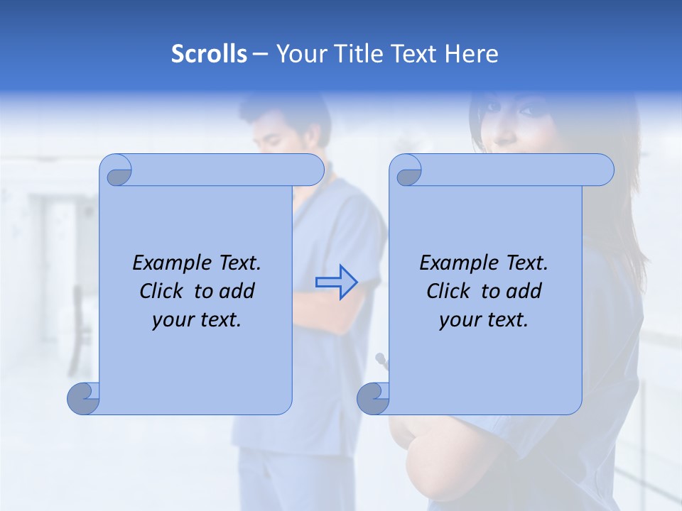 Beautiful Two Medic PowerPoint Template