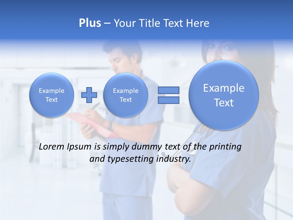 Beautiful Two Medic PowerPoint Template
