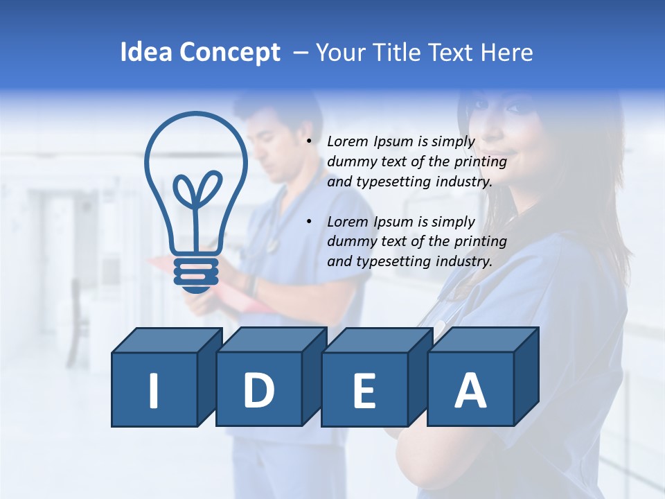 Beautiful Two Medic PowerPoint Template