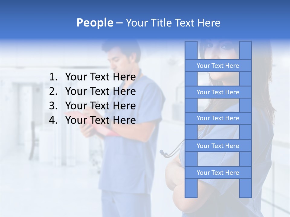 Beautiful Two Medic PowerPoint Template