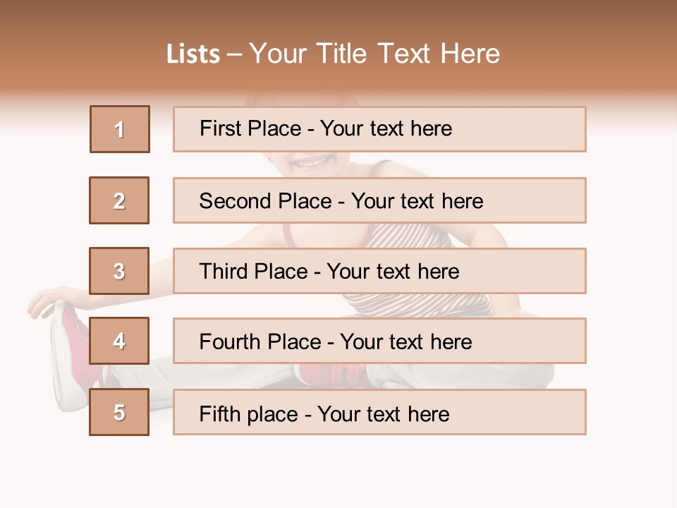 Kid People Gymnastic PowerPoint Template