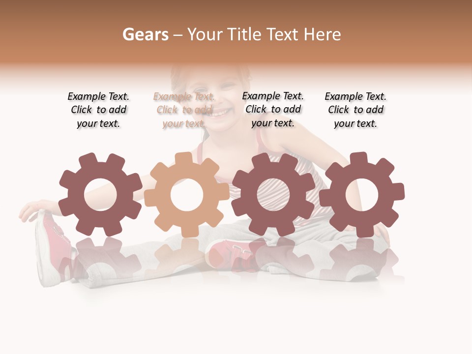 Kid People Gymnastic PowerPoint Template