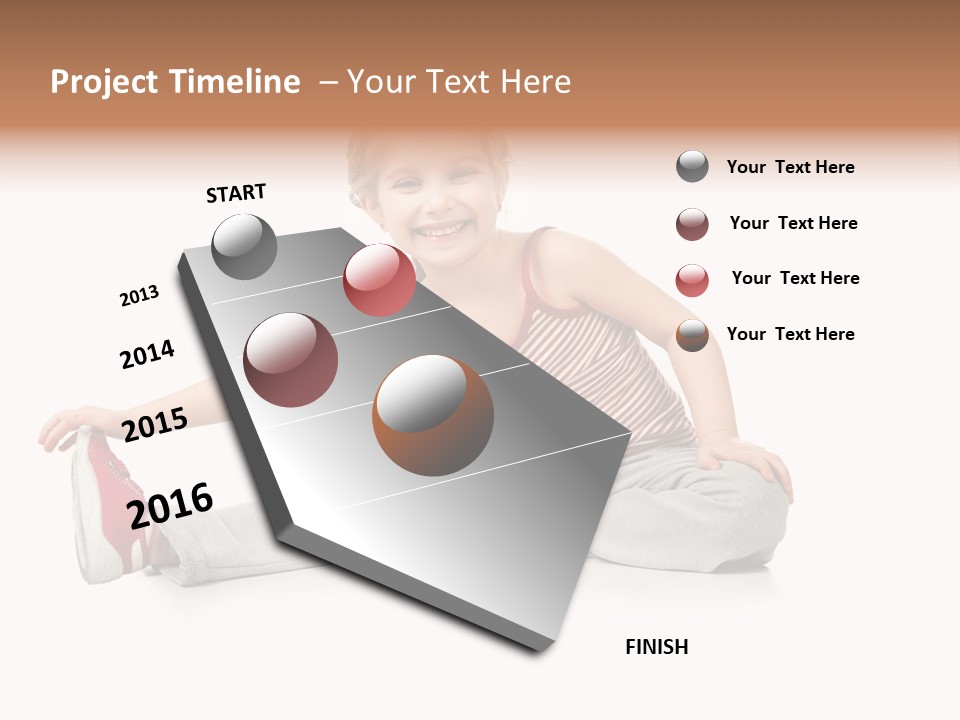Kid People Gymnastic PowerPoint Template