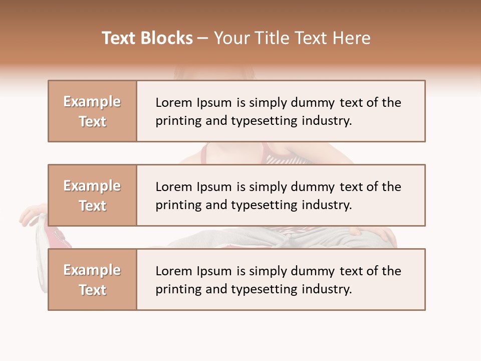 Kid People Gymnastic PowerPoint Template