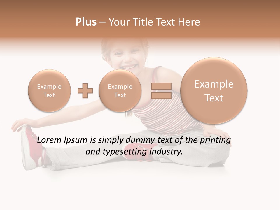 Kid People Gymnastic PowerPoint Template