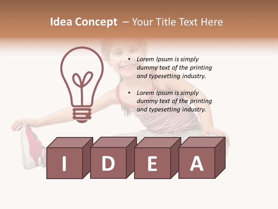 Kid People Gymnastic PowerPoint Template