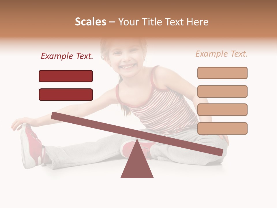 Kid People Gymnastic PowerPoint Template