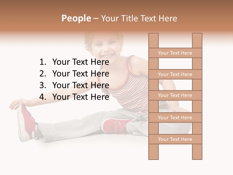 Kid People Gymnastic PowerPoint Template