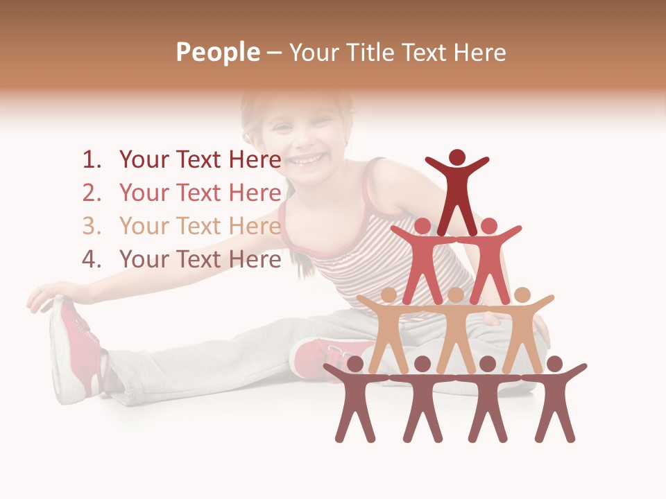 Kid People Gymnastic PowerPoint Template