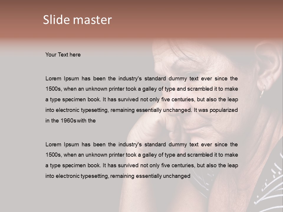 Background Old Trauma PowerPoint Template