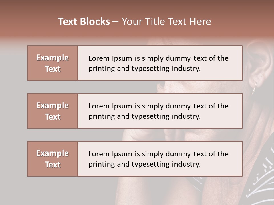 Background Old Trauma PowerPoint Template