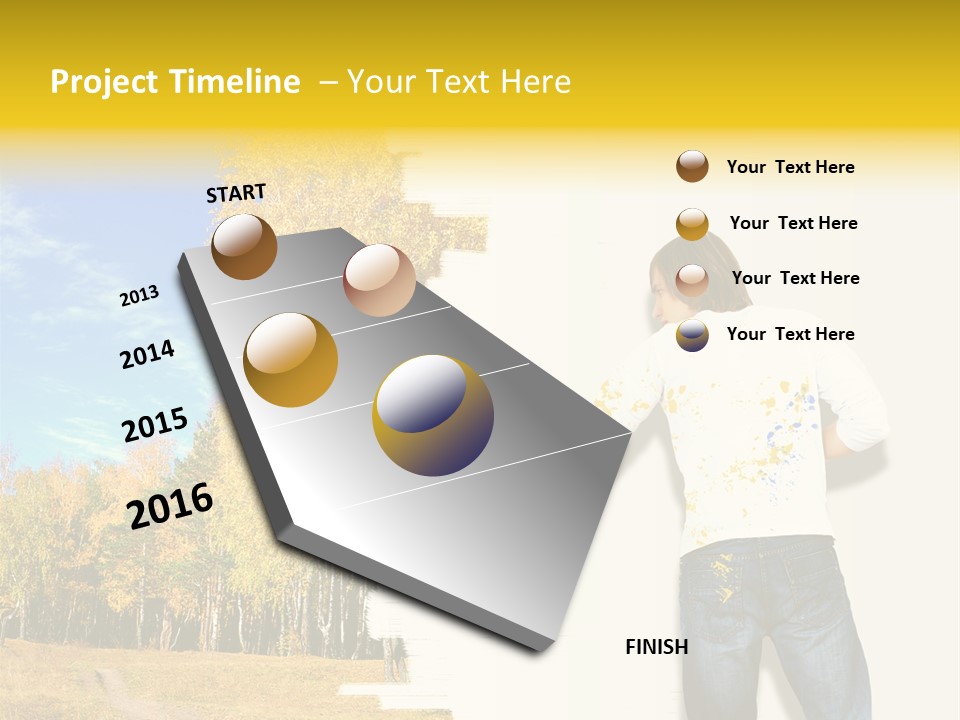 Wall Ecologic Eco PowerPoint Template
