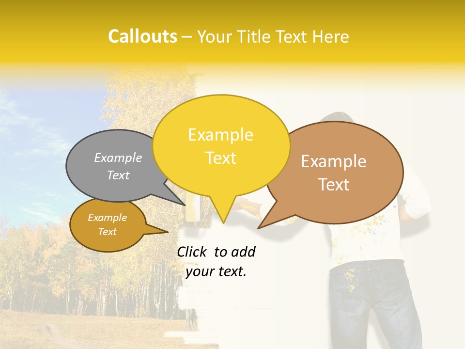 Wall Ecologic Eco PowerPoint Template