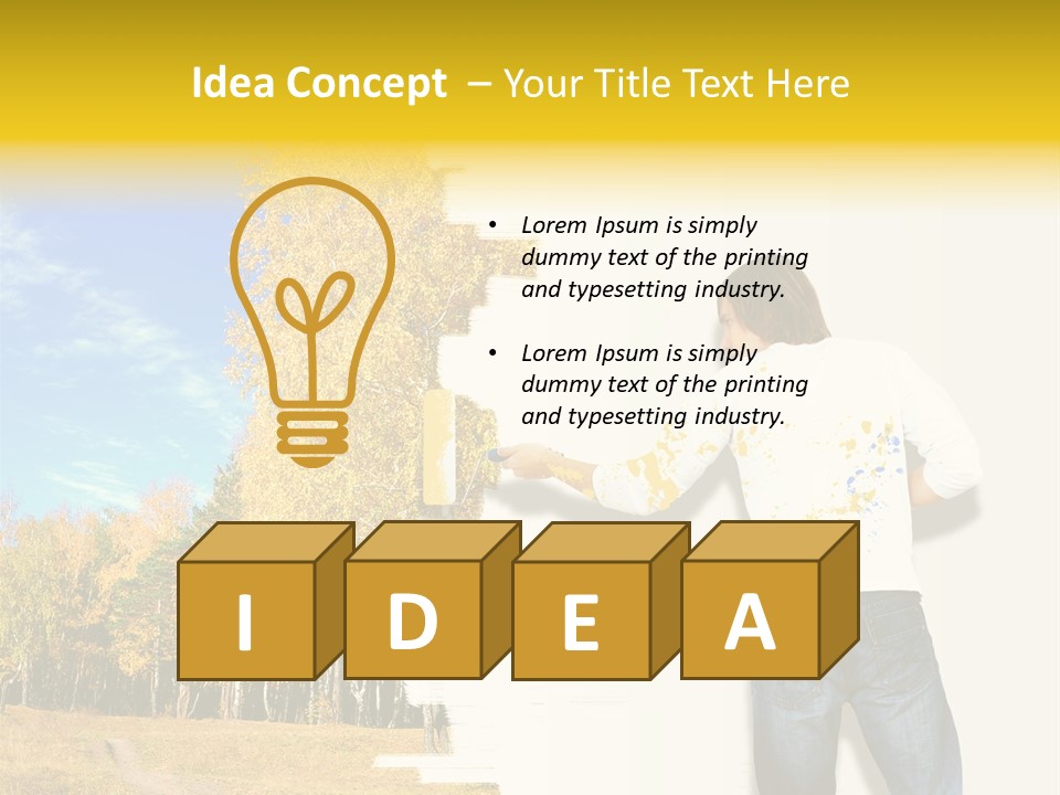 Wall Ecologic Eco PowerPoint Template