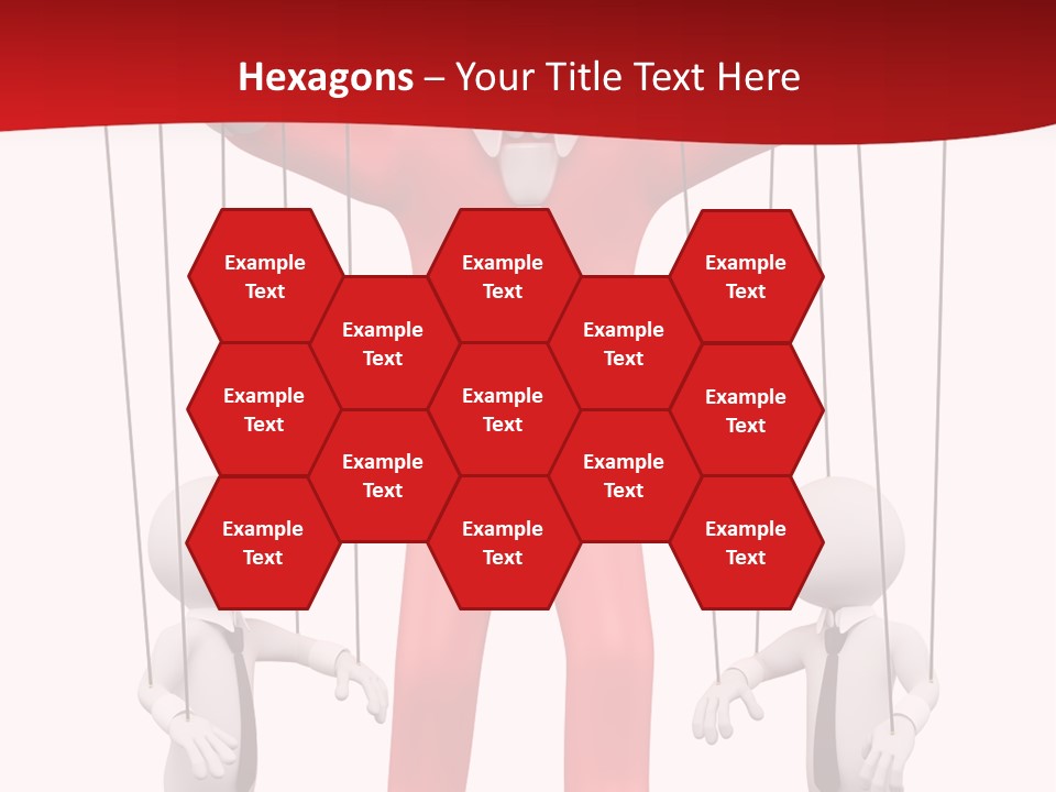 Controlling White Rope PowerPoint Template