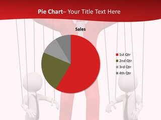 Controlling White Rope PowerPoint Template