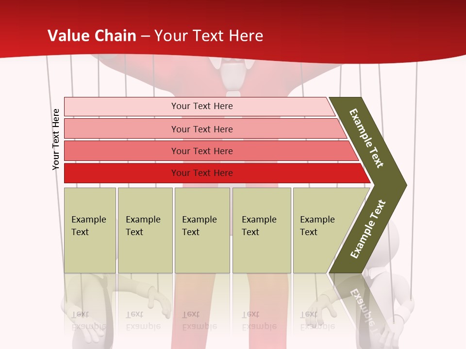 Controlling White Rope PowerPoint Template