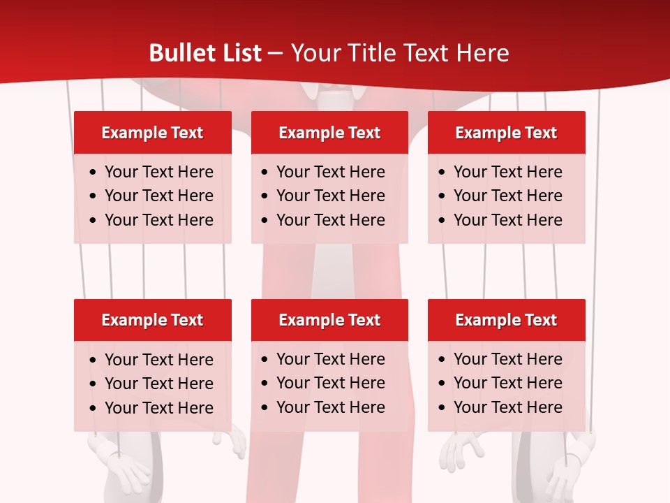 Controlling White Rope PowerPoint Template