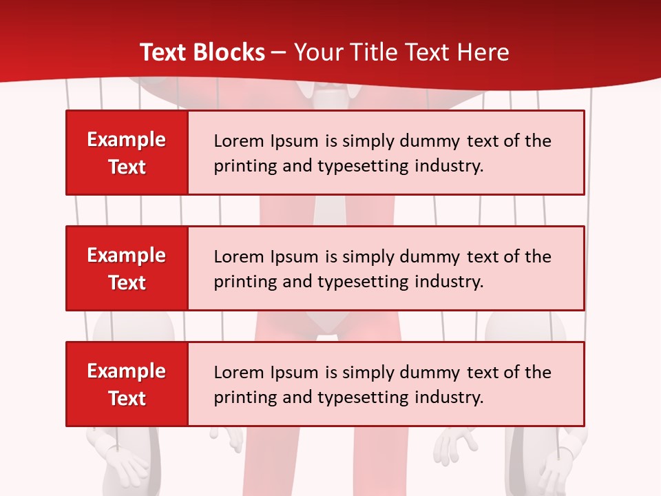Controlling White Rope PowerPoint Template