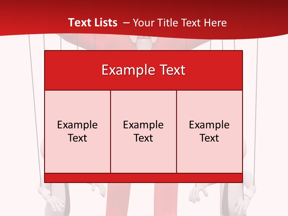 Controlling White Rope PowerPoint Template