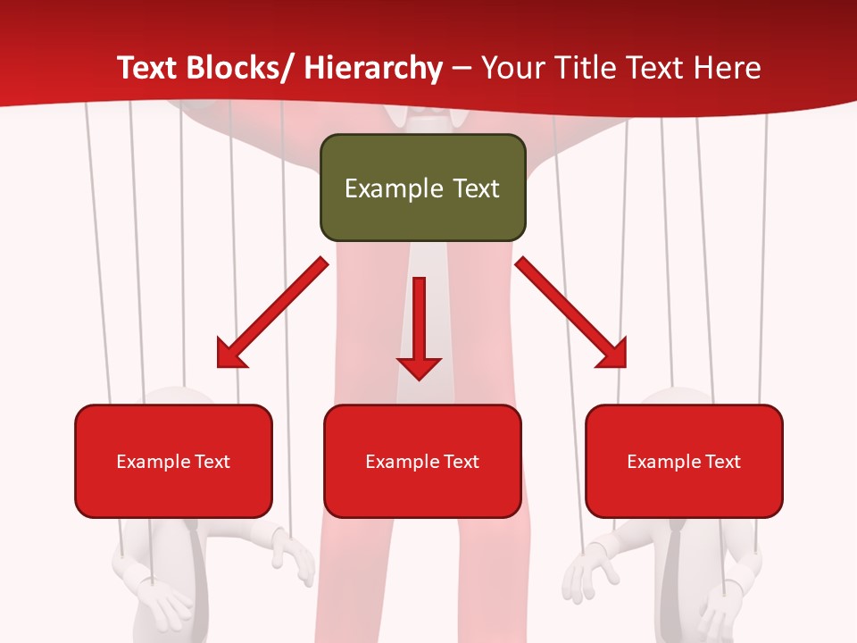 Controlling White Rope PowerPoint Template