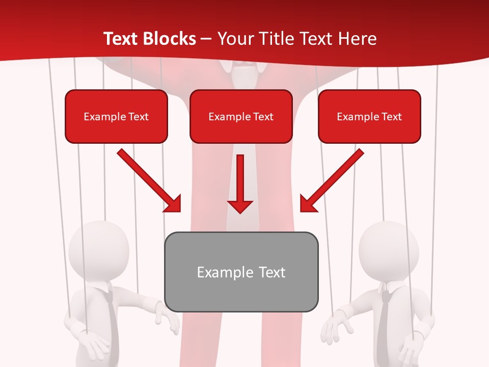 Controlling White Rope PowerPoint Template