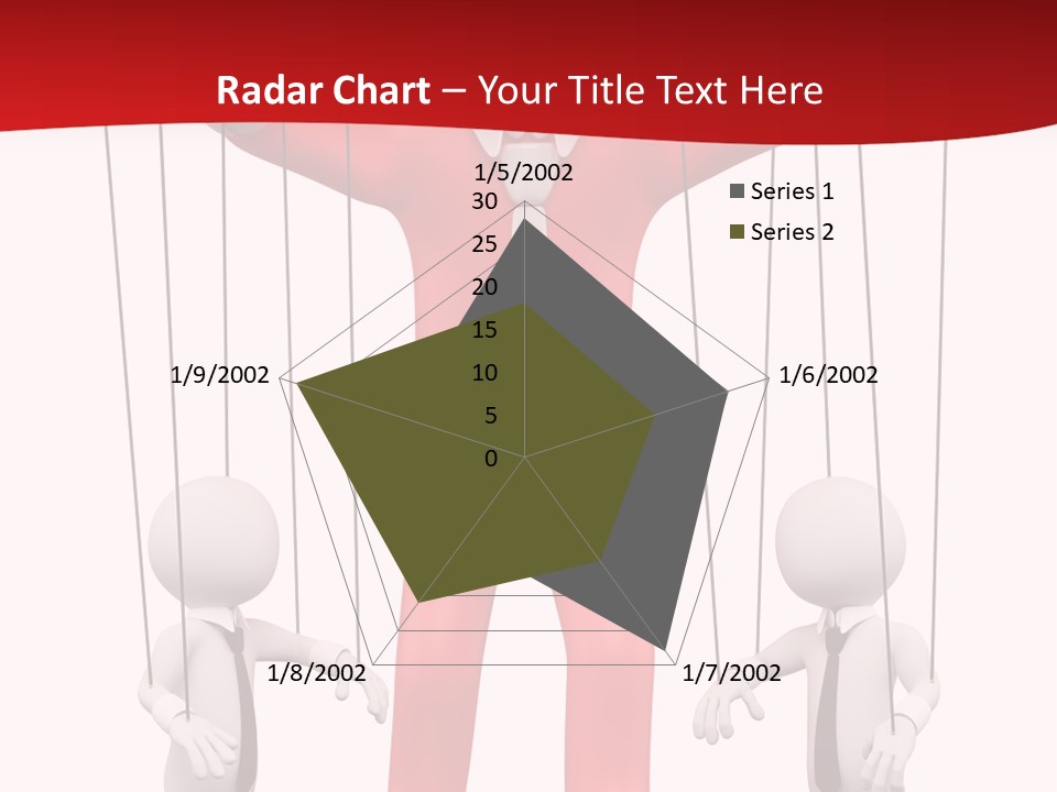 Controlling White Rope PowerPoint Template