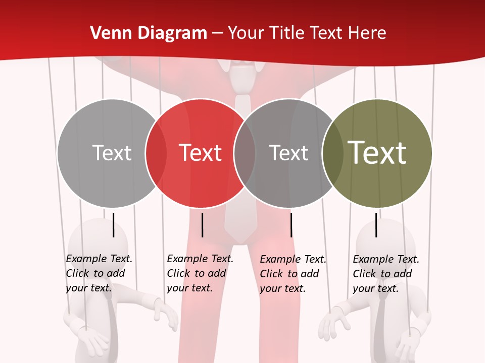 Controlling White Rope PowerPoint Template