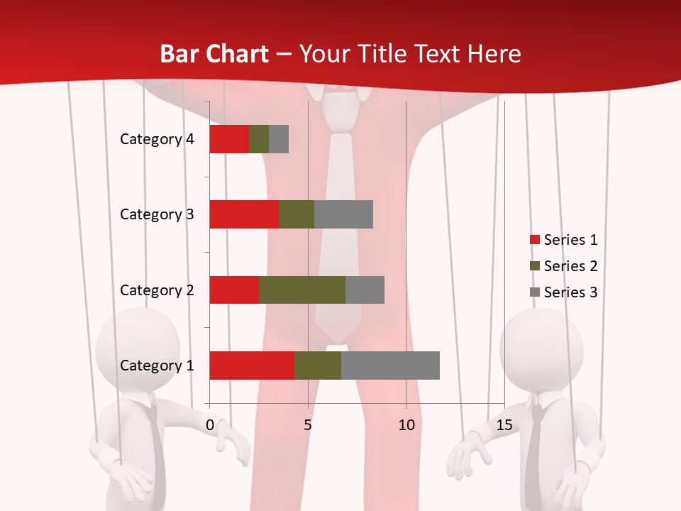 Controlling White Rope PowerPoint Template
