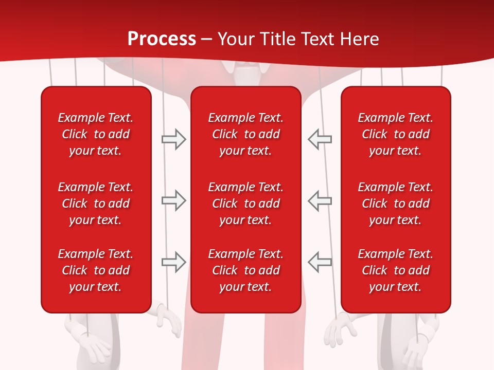 Controlling White Rope PowerPoint Template