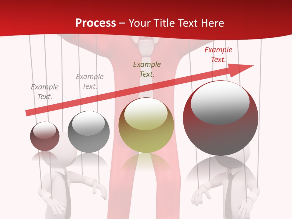 Controlling White Rope PowerPoint Template